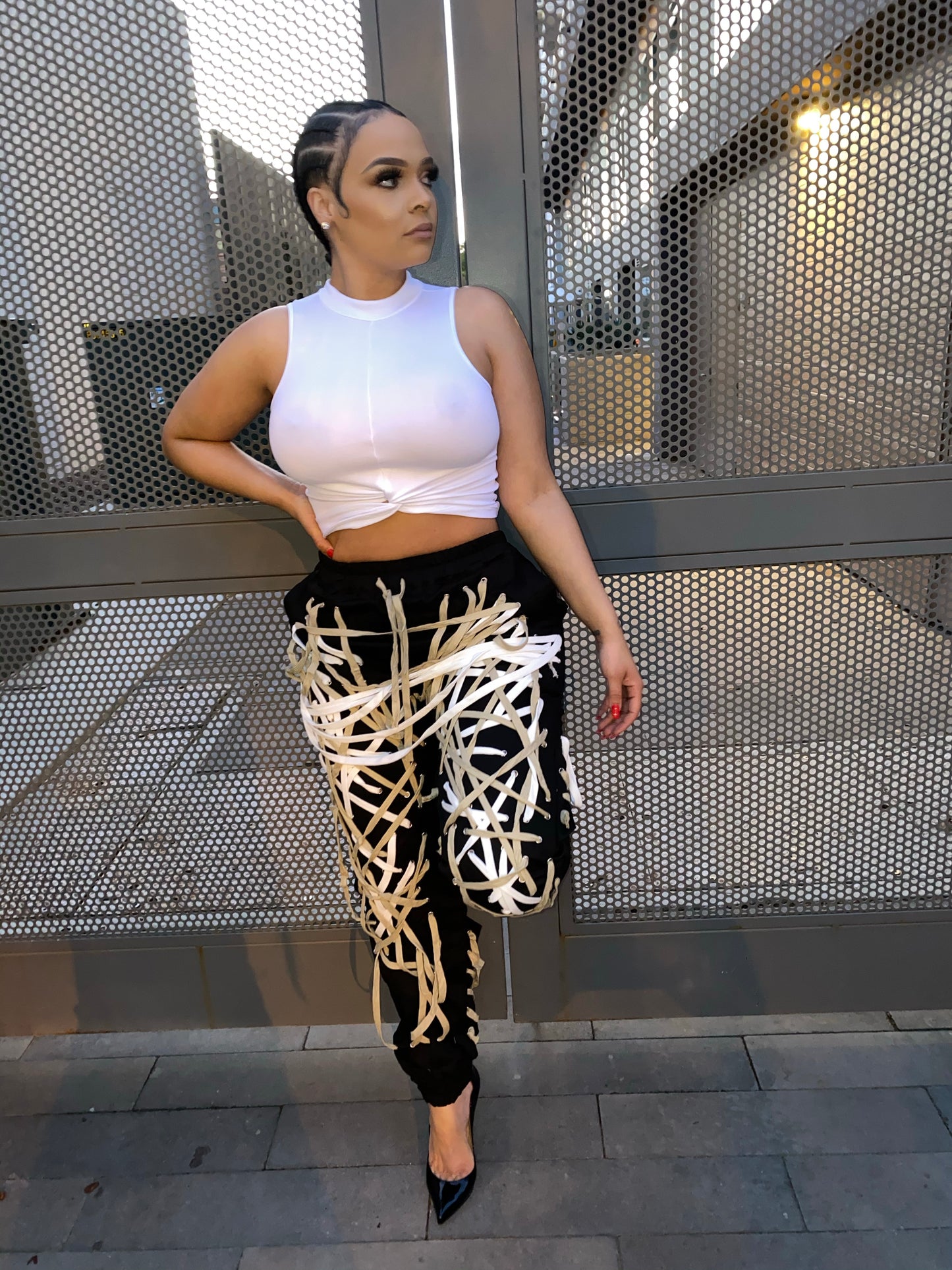 All tied up joggers